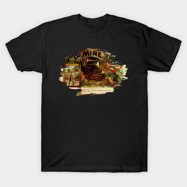 Vintage Cigar Box Label - 82 T-Shirt by LisaLiza